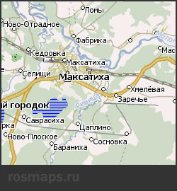 Навител карта Максатихинского района