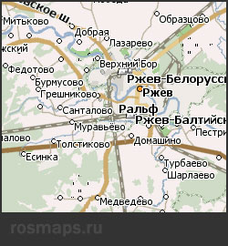 Навител карта Ржевского района