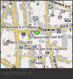 Навител карта Торжка