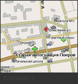 Карта Покров Навител