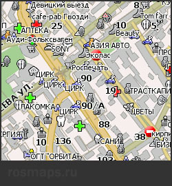 Карта Воронеж Навител